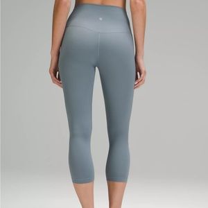 Light Gray Lululemon Align Crop